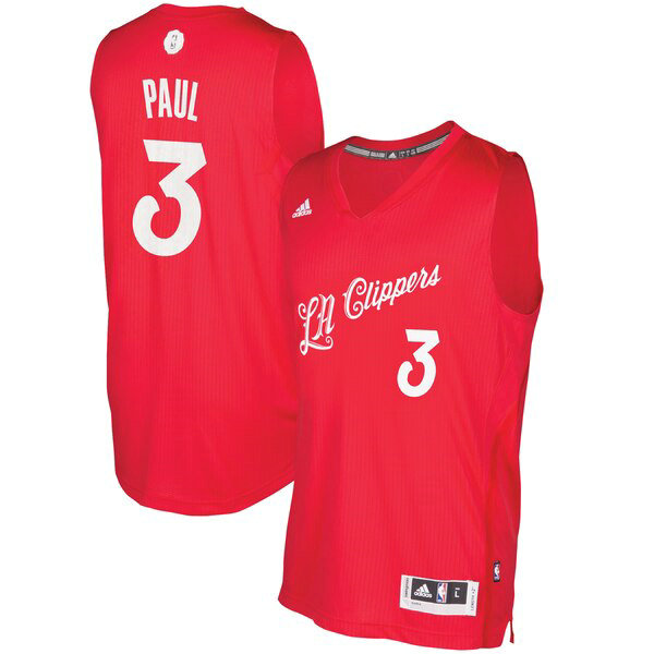 Maillot nba Los Angeles Clippers 2016 adidas Homme Chris Paul 3 Rouge